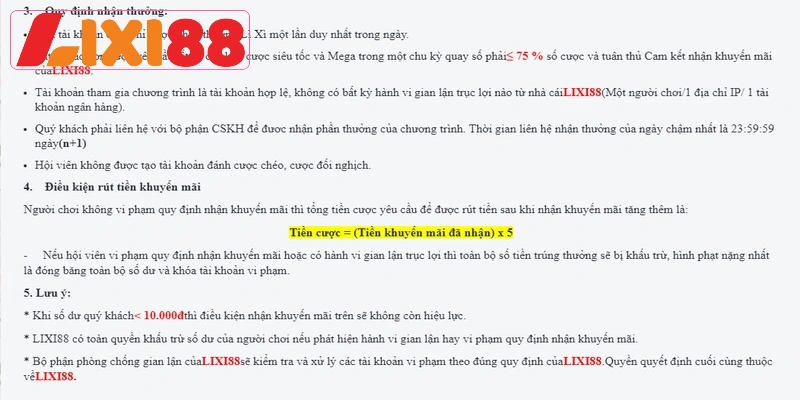 Tìm hiểu những quy định và yêu cầu bắt buộc khi tham gia khuyến mãi